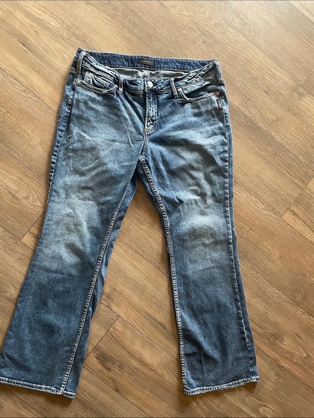 Silver Jeans Women's Light Blue Flared Denim